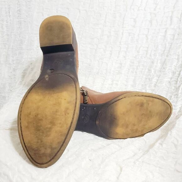 Lucky Brand Basel Toffee Color Booties Size 8M - Picture 8 of 10